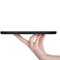 Miniatyrbillede 3 af 8: Tri-fold etui med stativfunktion til Galaxy Tab A7 10.4 T500/T505, Sort Svart