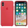 Miniatyrbillede 2 af 2: Apple iPhone XS Max Original silikoneskal i Rød farve Röd