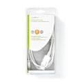 Pikkukuva 5 / 6: Nedis Mini DisplayPort kaapeli | DisplayPort 1.4 | Mini DisplayPort Uros | DisplayPort uros | 48 Gbps | Niklattu | 2.00 m | Pyöreä | PVC | Valkoinen |