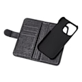 Miniatyrbillede 5 af 11: DELTACO iPhone 14 Pro Max wallet case 2-in-1, magnetic back cover Svart