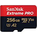 Pikkukuva 1 / 5: SANDISK MicroSDXC Extreme Pro 256GB 200MB/s A2 C10 V30 UHS-I