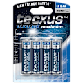 Miniatyrbillede 2 af 3: tecxus LR6/AA (Mignon) batteri, 4 stk. blister alkaline mangan batteri, 1,5 V