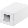 Pikkukuva 1 / 4: Goobay Keystone tom kåpa, 1-port med enkel snap-in-montering