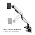 Pikkukuva 4 / 10: LogiLink Gaming-monitorarm 17-32 med belysning  Svart/Vit