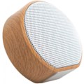 Miniatyrbild 1 av 4: Bluetooth Mini Trähögtalare för Kontor, Vit
