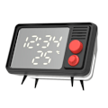 Miniatyrbillede 1 af 5: Mobility On Board MOB Speaker Alarm Clock with Light TV Retro Grey