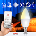 Pikkukuva 5 / 6: Alpina WiFi Smart E14 LED lämmin/kylmä valkoinen 4.9W 470 lm