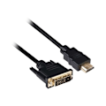 Miniatyrbillede 4 af 5: CLUB3D DVI to HDMI 1.4 Cable M/M 2m/ 6.56ft Bidirectional