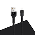 Miniatyrbild 2 av 5: MXUC-01 microUSB-Kabel (2A) Fast Charge, Svart