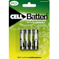 Miniatyrbillede 1 af 2: Laddningsbara AAA-batterier HR03- 4-pack