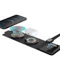 Miniatyrbillede 4 af 6: Magnetisk trådløs oplader 3 i 1 til iPhone 14, iWatch, Airpods