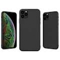 Miniatyrbillede 2 af 3: Mobilcover til iPhone 13 Pro med kulfiber look, Sort Svart