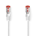 Miniatyrbillede 2 af 4: Nedis CAT6a netværkskabel | S/FTP | RJ45 Han | RJ45 Han | 0.50 m | Snagless | Runde | LSZH | Hvid | Box