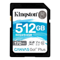 Pikkukuva 1 / 3: Kingston 512GB SDXC Canvas Go Plus 170R C10 UHS-I U3 V30
