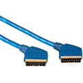 Miniatyrbillede 1 af 2: Hama Scart Kabel 1,5m Blå Bulk 25stk