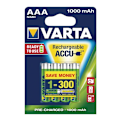Miniatyrbild 5 av 5: Varta Batteri NiMH AAA/LR03 1.2 V 1000 mAh R2U 4-pack