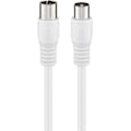 Pikkukuva 1 / 5: Goobay Antennkabel (Class A+, >95 dB), 3x skärmad koaxial-plugg > koaxial-plugg (helt skärmad)