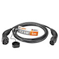 Miniatyrbillede 1 af 8: LAPP MOBILITY Ladekabel Type 2, bis zu 22 kW, 5 m, schwarz (55559