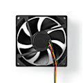 Miniatyrbillede 3 af 8: Nedis DC-ventilator | DC | Ventilatorstørrelse: 92 mm | 3-Pin | 26.7 dBA | Sort