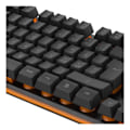 Miniatyrbillede 4 af 9: DELTACO GAMING tangentbord med membranbrytare, nordisk layout, orange belysning