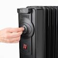Miniatyrbillede 6 af 8: BLACK+DECKER Olieradiator 2300W Sort
