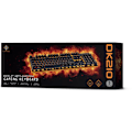 Miniatyrbillede 8 af 9: DELTACO GAMING tangentbord med membranbrytare, nordisk layout, orange belysning