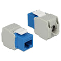 Miniatyrbillede 1 af 3: DeLOCK UTP Cat6 Keystone modul, RJ45 ho - LSA Cat6, "Tool-free", blå/