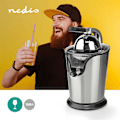 Miniatyrbillede 9 af 11: Nedis Citruspresser | 100 W | Aluminium / Sort
