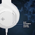 Pikkukuva 10 / 11: DELTACO GAMING Stereo Gaming Headset for PS5, 1x 3.5mm connector,white