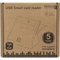 Miniatyrbild 6 av 7: DELTACO UCR-156 Smartkortläsare, USB, svart