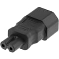 Miniatyrbillede 1 af 4: DELTACO Strømadapter, IEC 60320 C14 til IEC 60320 C7, 250V/2,5A, sort