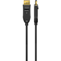 Miniatyrbild 7 av 8: Goobay Optisk DisplayPort™-hybridkabel 2.0 (AOC) Guldpläterad Displayport™ plugg > Displayport™ plugg, 10 m