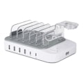 Miniatyrbild 1 av 5: Deltaco USB charging station, 4x USB-A, 1x USB-C 2.4A, 1x US