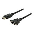 Pikkukuva 2 / 2: Delock Displayport 1.2 kaapeli, na-ur, 3860x2160 60Hz, 1m, musta