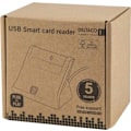 Miniatyrbild 7 av 7: DELTACO UCR-156 Smartkortläsare, USB, svart