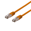 Miniatyrbillede 2 af 2: DELTACO S/FTP Cat6 patchkabel, LSZH, 3m, Orange