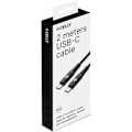 Miniatyrbillede 3 af 3: Celly USB-C - USB-C-kabel PD 100W 2 m