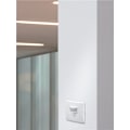 Miniatyrbild 4 av 4: Goobay Infraröd rörelsedetektor för infälld väggmontering, 160° detektion, 9 m räckvidd, för inomhusbruk (IP20), LED-anpassad