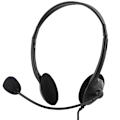 Miniatyrbillede 2 af 9: DELTACO Stereo Headset, microphone and volume control, 2x 3,5mm, black