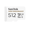 Miniatyrbild 1 av 2: SANDISK Minneskort MicroSDXC 512GB High Endurance med adap