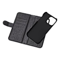 Pikkukuva 5 / 11: DELTACO iPhone 14 Pro wallet case 2-in-1, magnetic back cover Svart