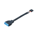 Pikkukuva 1 / 2: USB 3.0 19-pin uros - USB 2.0 sisäinen 9-pin liitos