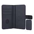 Miniatyrbillede 5 af 7: RADICOVER Strålingsbeskyttende Wallet PU Universal Large 5-5,4" 2in1 RFID Sort Svart