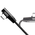 Pikkukuva 6 / 7: LogiLink Kulmikas USB-C-kaapeli USB 2.0 Max 3A 1m