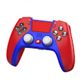 Miniatyrbillede 2 af 2: Trådløs controller til PS4, Rød
