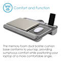 Miniatyrbillede 6 af 9: Desire2 Laptop Lap Desk Grey