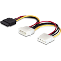 Miniatyrbild 3 av 11: DeLOCK Power cable for Serial ATA & ATA-133 HDD, 0.1m