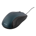 Miniatyrbillede 3 af 6: DELTACO wired optical mouse, 3 buttons with a scroll, 1200 DPI, blue