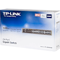 Miniatyrbillede 4 af 4: TP-LINK, netværksswitch, 24-ports 10/100/1000Mbps, RJ45, metal, 19"