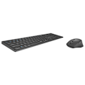 Miniatyrbillede 3 af 5: Rapoo Keyboard/Mice Set 9800M Wireless Multi-Mode Dark Grey